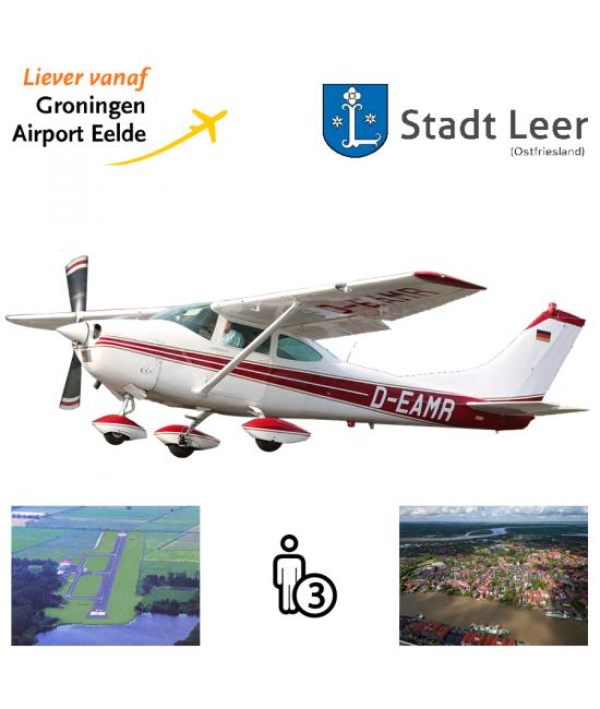Proefles | Vliegles Cessna 182 Eelde - Leer-Papenburg - Eelde (Duitsland) Proefles | Vliegles Cessna 182 Eelde - Leer-Papenburg - Eelde (Duitsland)