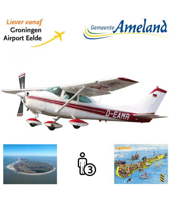 Proefles | Vliegles Cessna 182 Eelde - Ameland - Eelde (eilandvlucht) Proefles | Vliegles Cessna 182 Eelde - Ameland - Eelde (eilandvlucht)