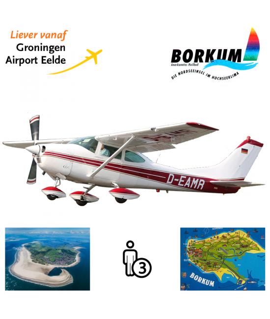 Proefles | Vliegles Cessna 182 Eelde - Borkum - Eelde (eilandvlucht) Proefles | Vliegles Cessna 182 Eelde - Borkum - Eelde (eilandvlucht)
