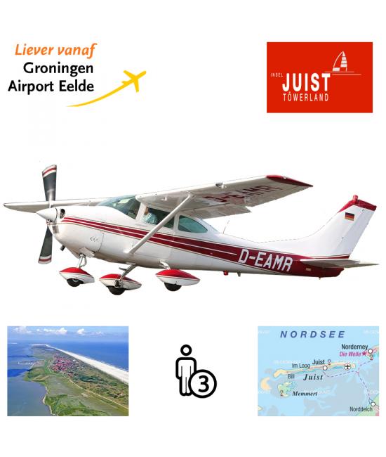 Proefles | Vliegles Cessna 182 Eelde - Juist - Eelde (eilandvlucht) Proefles | Vliegles Cessna 182 Eelde - Juist - Eelde (eilandvlucht)