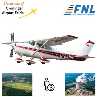 Proefles | Vliegles Cessna 182 Eelde - Nordhorn-Lingen - Eelde  (Duitsland)