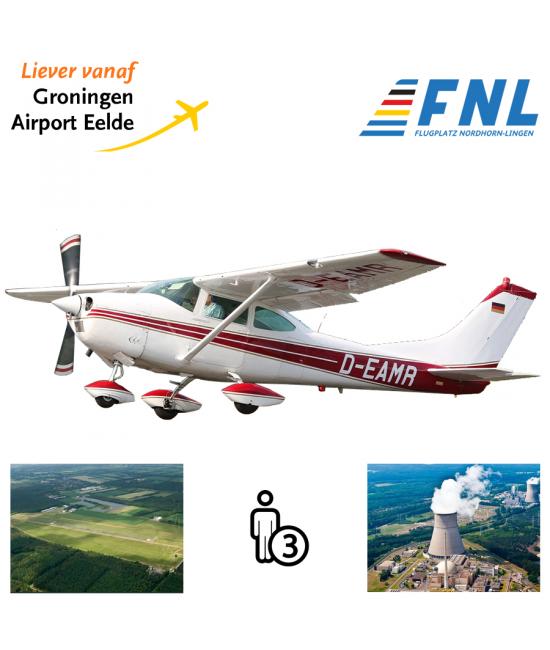 Proefles | Vliegles Cessna 182 Eelde - Nordhorn-Lingen - Eelde (Duitsland) Proefles | Vliegles Cessna 182 Eelde - Nordhorn-Lingen - Eelde (Duitsland)