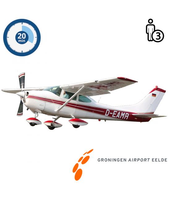 Proefles | Vliegles | Rondvlucht Cessna 182 Skylane Groningen Airport Eelde (20 minuten) Proefles | Vliegles | Rondvlucht Cessna 182 Skylane Groningen Airport Eelde (20 minuten)