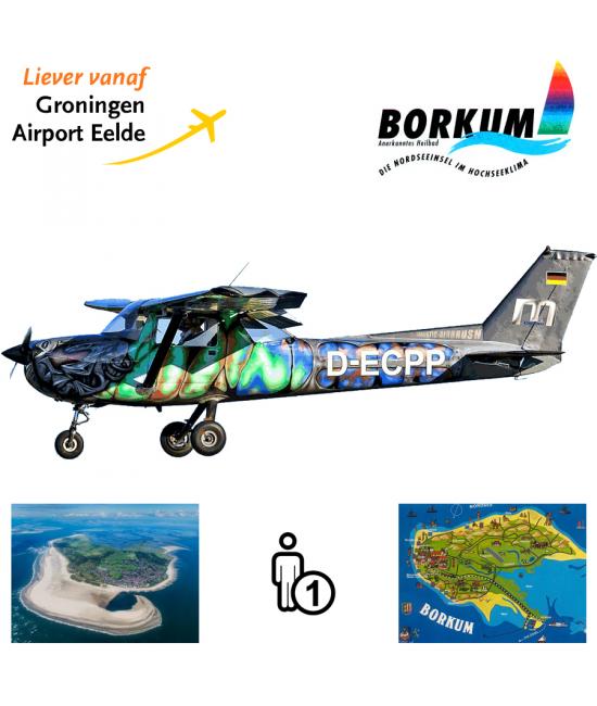 Proefles | Vliegles Cessna 150 Eelde - Borkum - Eelde (eilandvlucht) Proefles | Vliegles Cessna 150 Eelde - Borkum - Eelde (eilandvlucht)