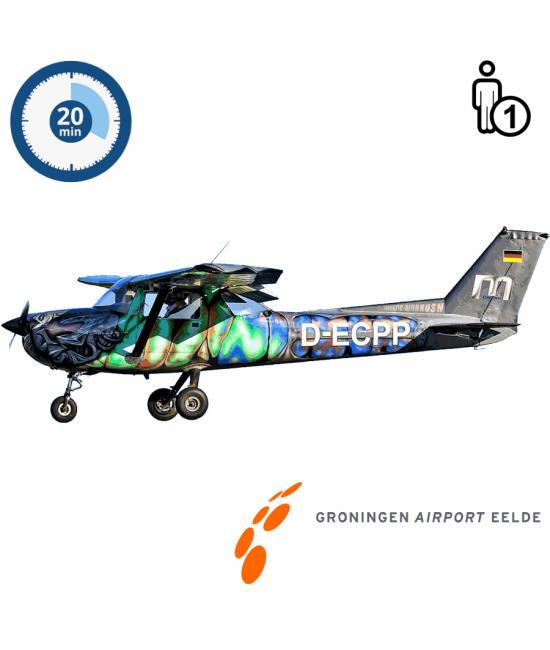 Proefles | Vliegles | Rondvlucht Cessna 150 Aerobat Groningen Airport Eelde (20 minuten) Proefles | Vliegles | Rondvlucht Cessna 150 Aerobat Groningen Airport Eelde (20 minuten)